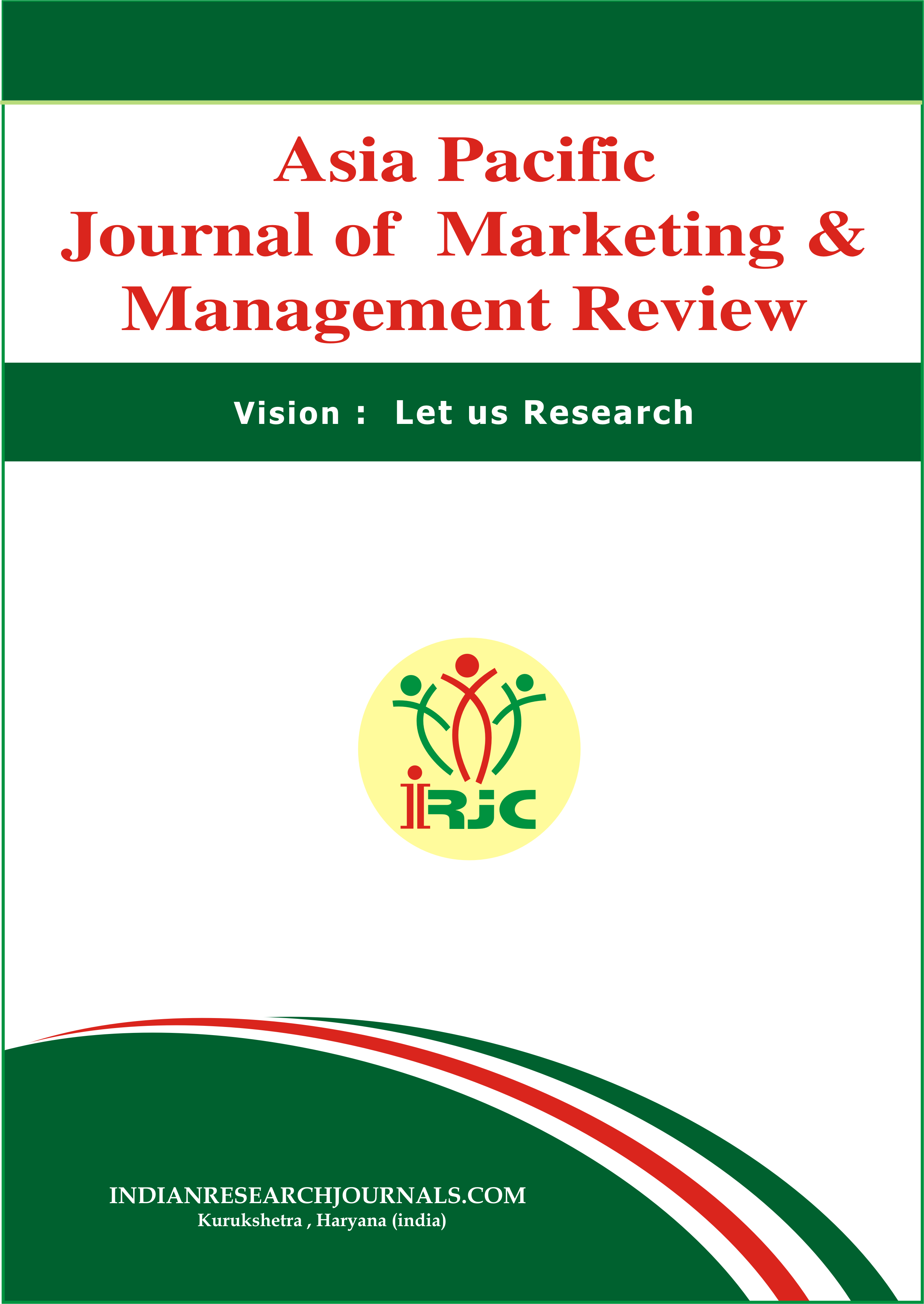 					Visualizza V. 13 N. 01 (2024): ASIA PACIFIC JOURNAL OF MARKETING & MANAGEMENT REVIEW
				
